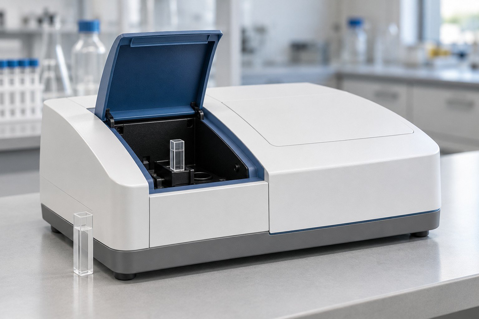 AI illustration of UV–Visible Spectrophotometer